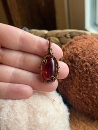 Image 2 of Carnelian in bronze 
