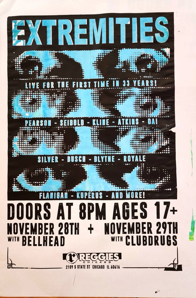 Image of Extremities Newsprint Proof - Advance Posters