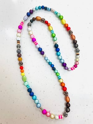 Image of Glow Bead Funky Necklace 36 inch