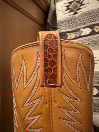 Image 17 of Vintage Pre-Ban Dan Post Sea Turtle Cowboy Boots – Size 9B