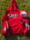 Image of RED “HOOD$Ki” HOODIE