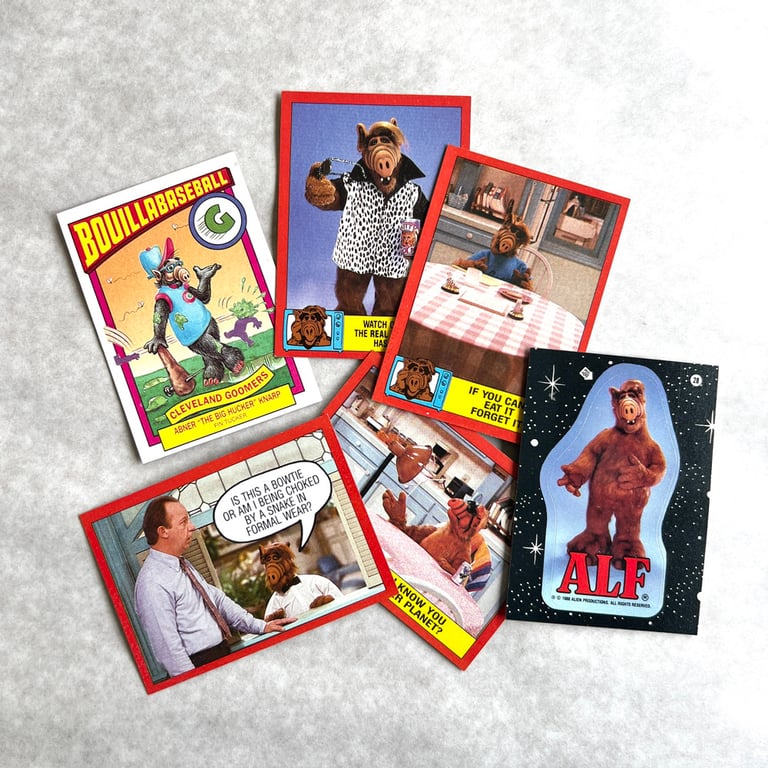 ALF (ALIEN LIFE FORM) TRADING CARD PACKS - 1987 - SERIES 1 & 2 SET Image 3