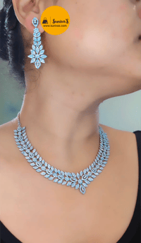 Image 2 of Taylor White-Stunning Australian Diamond Necklace Set