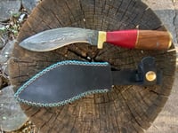 Image 1 of Damascus Kukri knife 