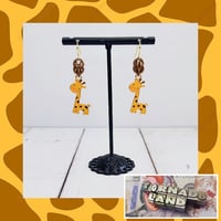 Waffles the Giraffe Earrings