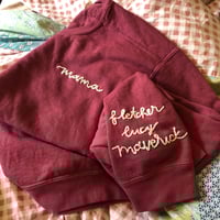 Image 1 of Embroidered names sweatshirt 