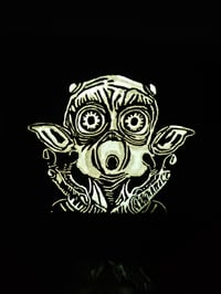 Image 1 of Mac and me 6x6 inch carvicture 