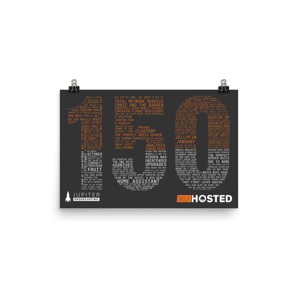 Self-Hosted Episode 150 Celebratory Poster
