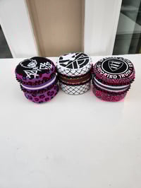 Image 1 of Punk rock circle pouch with studs | Adicts | Crass | Special Duties