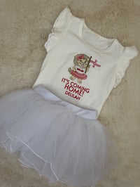 Girls England Embroided Set