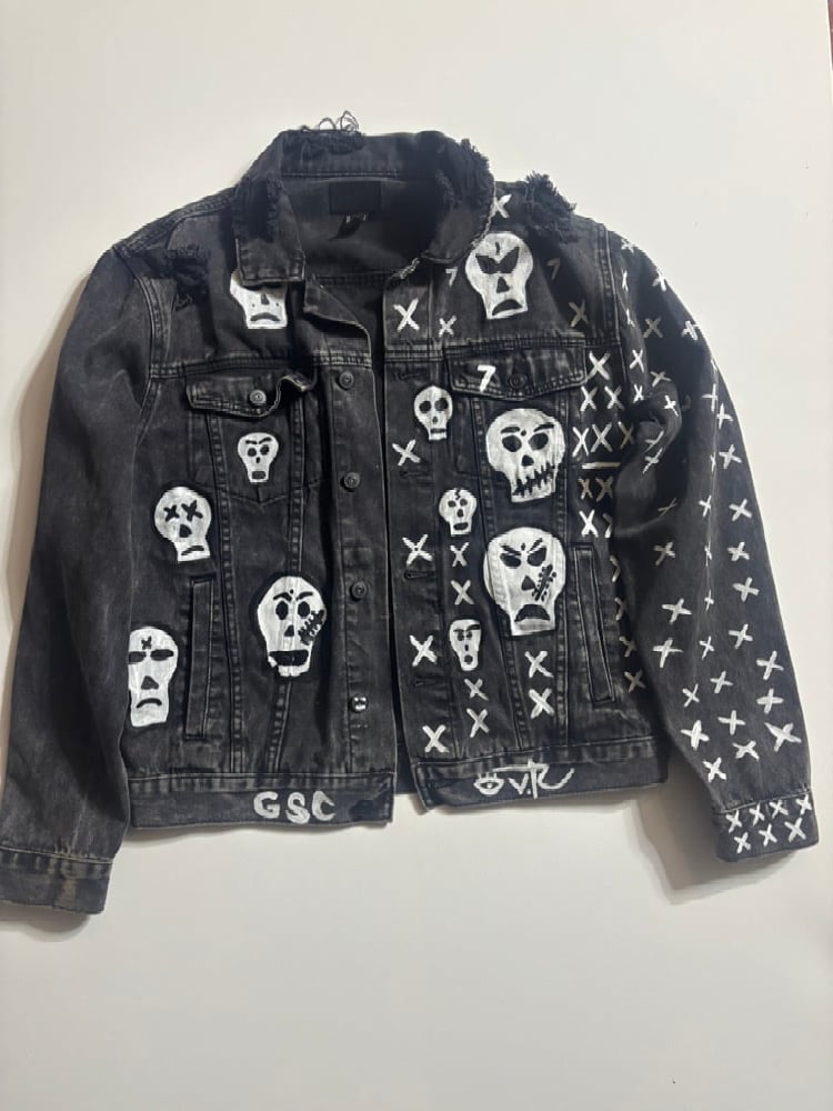 Image of Skull Jean Jacket 