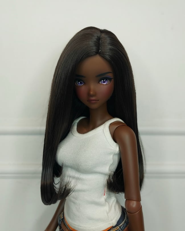 Natural Black Mid Length Swoop