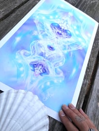 Image 1 of Limited Edition The Celestial Crystalline Star Chariot Print