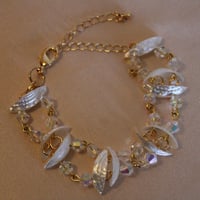 Image 1 of shells & Gold bracelet