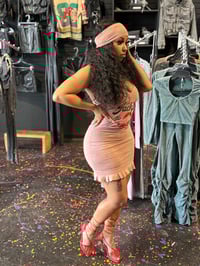 Image 1 of Back Out Dress w/ Headband 