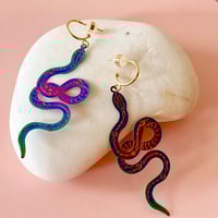 Image 4 of Large Rainbow Snake Half Hoops
