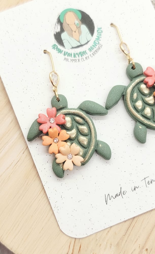 Image of Floral Reef Turtle Dangles