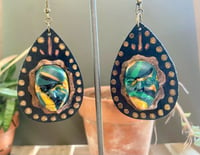 Image 1 of Large Face Earrings 