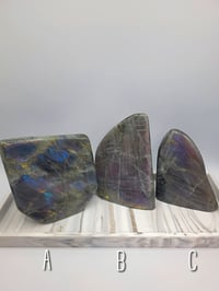 Image 7 of Labradorite Purple Flash Freeform Crystal - 3 Styles