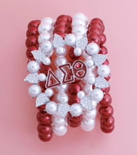 Image 4 of RED & WHITE BRACELET 