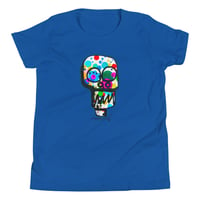 Image 3 of Youth Short Sleeve skull T-Shirt