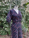 50% off SAMPLE SALE / MEDIUM Holly Stalder Floral Corduroy Jumpsuit 