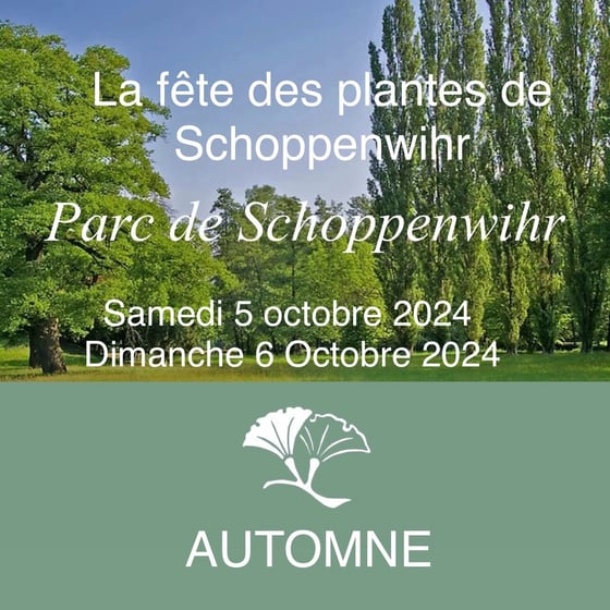 Image of Samedi 5 & Dimanche 6 Octobre 2024 Fêtes  des Plantes d'Automne de Schoppenwihr Stand N 1