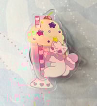 Image 1 of Kitty Float Acrylic Pin 