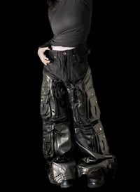 Image 3 of SS25 ‘Maurazi’ Hybrid Flared Cargo Pants