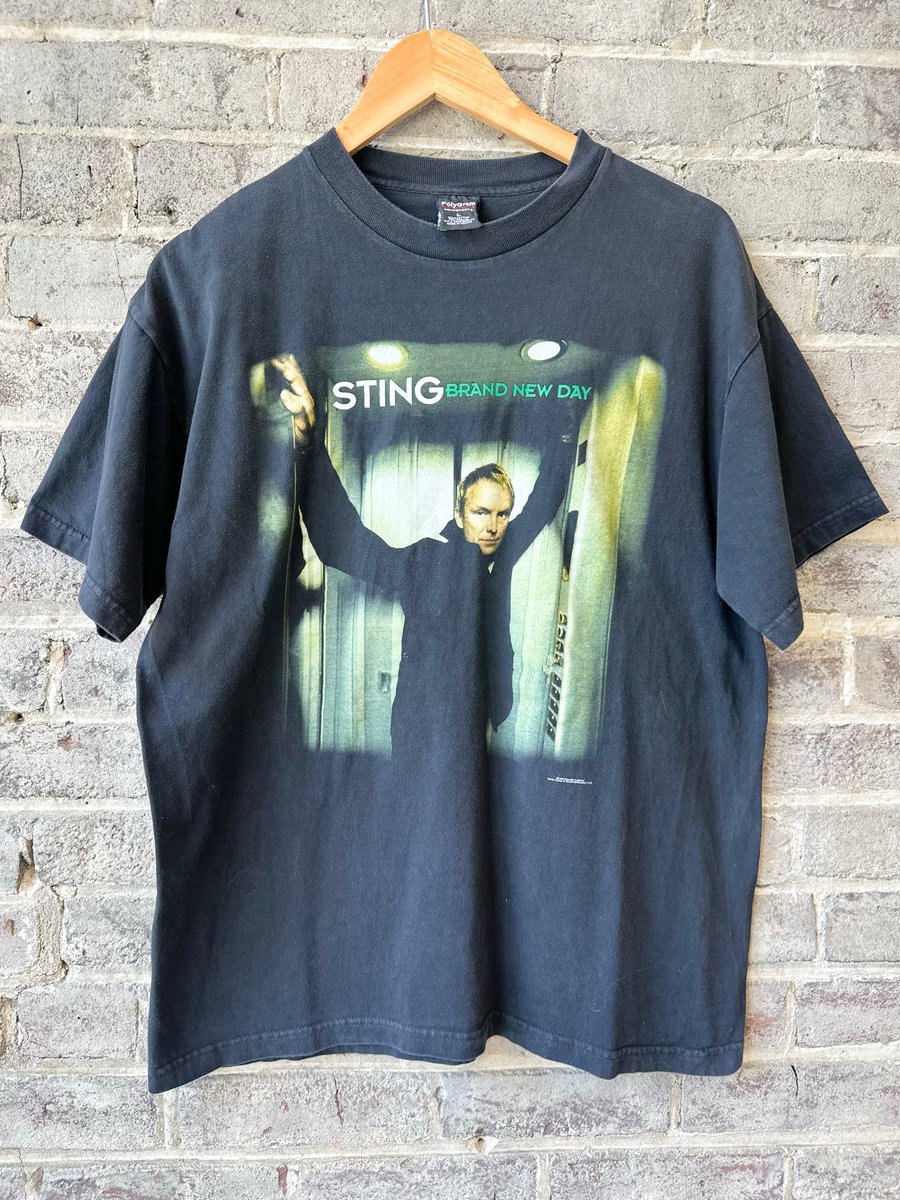 Image of 1999 Vintage “STING - BRAND NEW DAY” TOUR 2000 Concert Tee, SIZE: LARGE