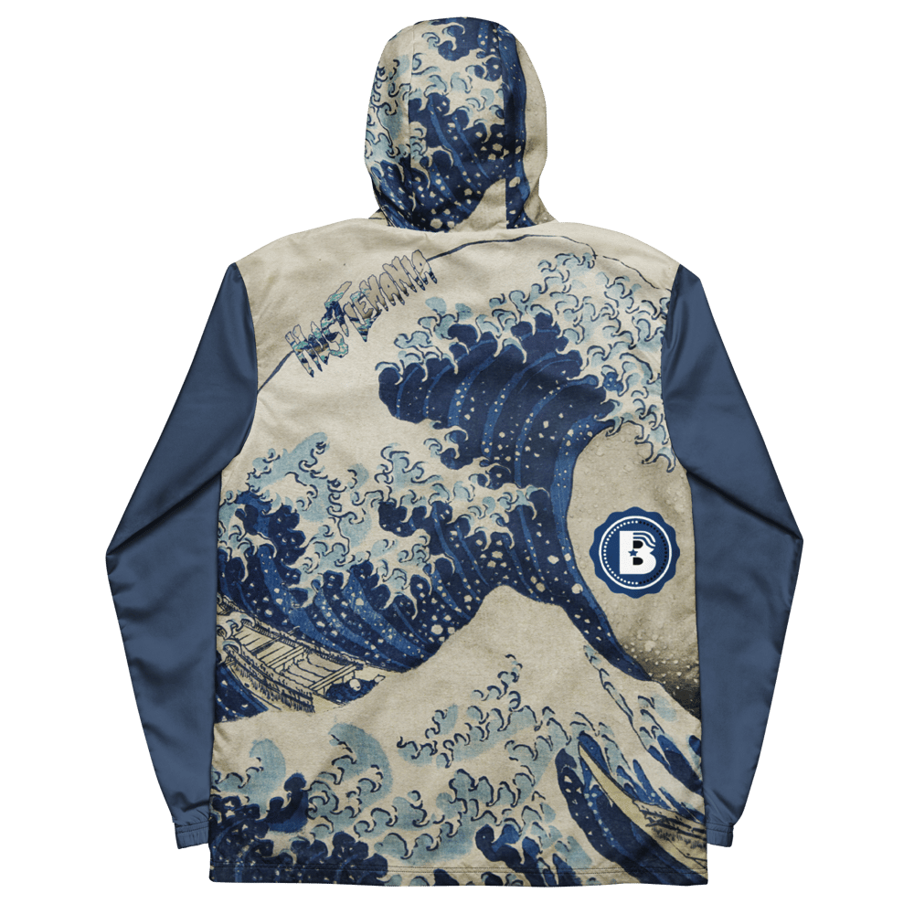 Image of Katsushika Hokusai X HarleyHustle  "WAVES"  windbreaker