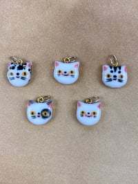 Image 2 of Tiny Kitty Charms - Gold Lustre
