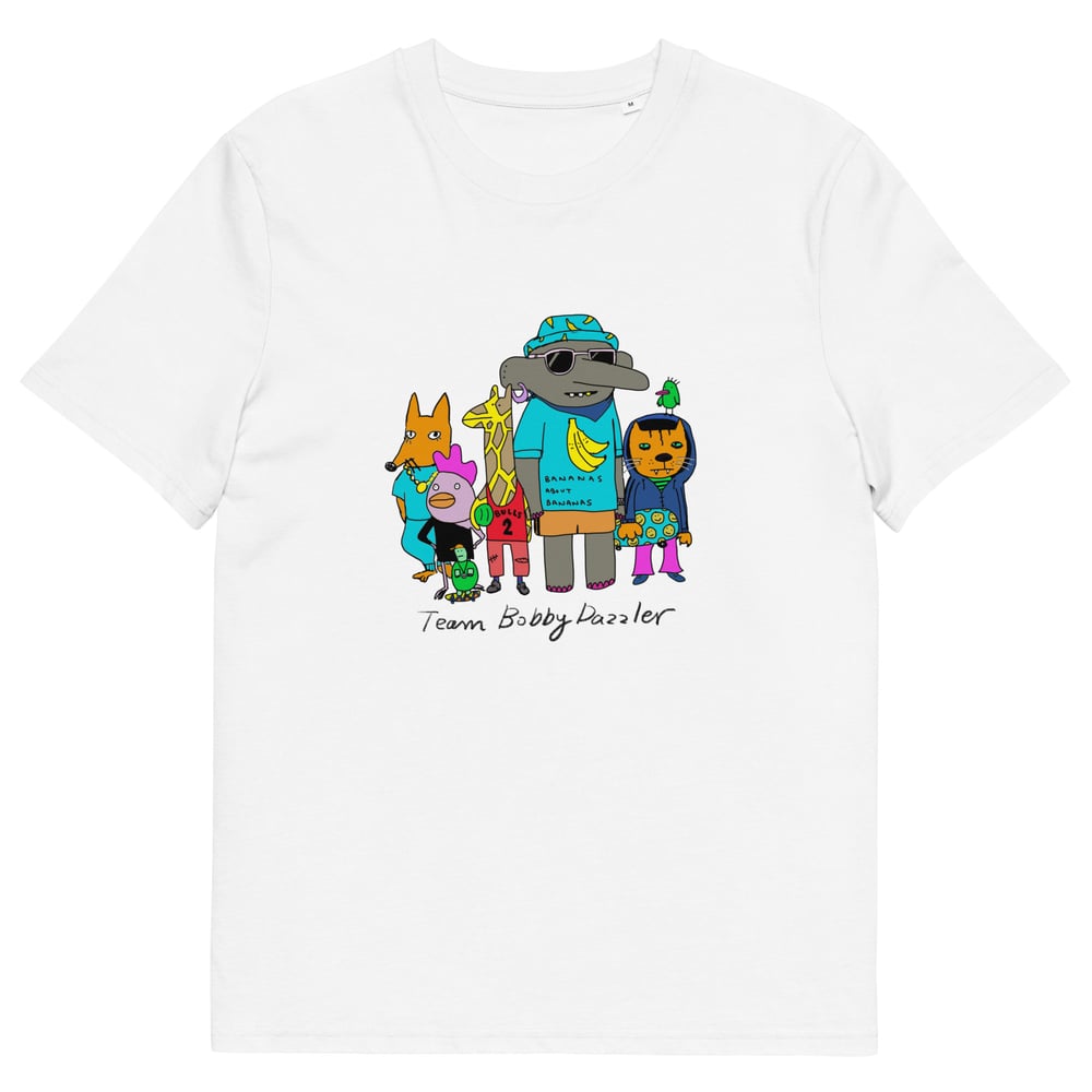 Image of Unisex Organic Cotton T-Shirt Team Bobby