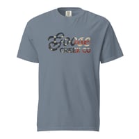 Image 3 of Goose Creek Co Classic USA Flag Unisex garment-dyed heavyweight t-shirt