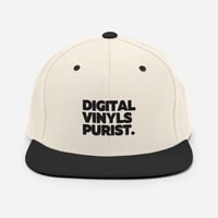 Image 1 of Digital Vinyls Purist Snapback (Cream/Black)