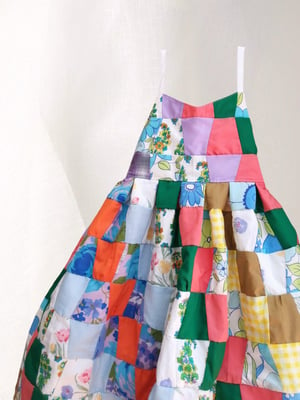 Image of Patchwork Dress - Rainbow Quilt 8 years