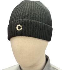 Image 3 of Dabbs Beanie Hat in Black