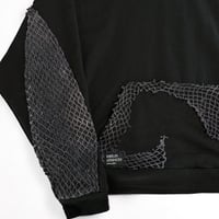 Image 2 of “Tracery” Black Hoodie 1/5