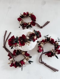 Image 1 of festive magnolia halo