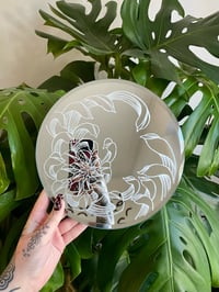Image 1 of Chrysanthemum Round Mirror