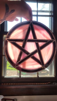 Image of Pink Goth Pentacle 