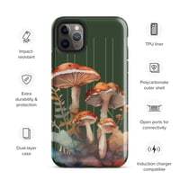 Image 6 of Colorful Mushroom Watercolor Mycology Nature Whimsical Tough Case for iPhone®