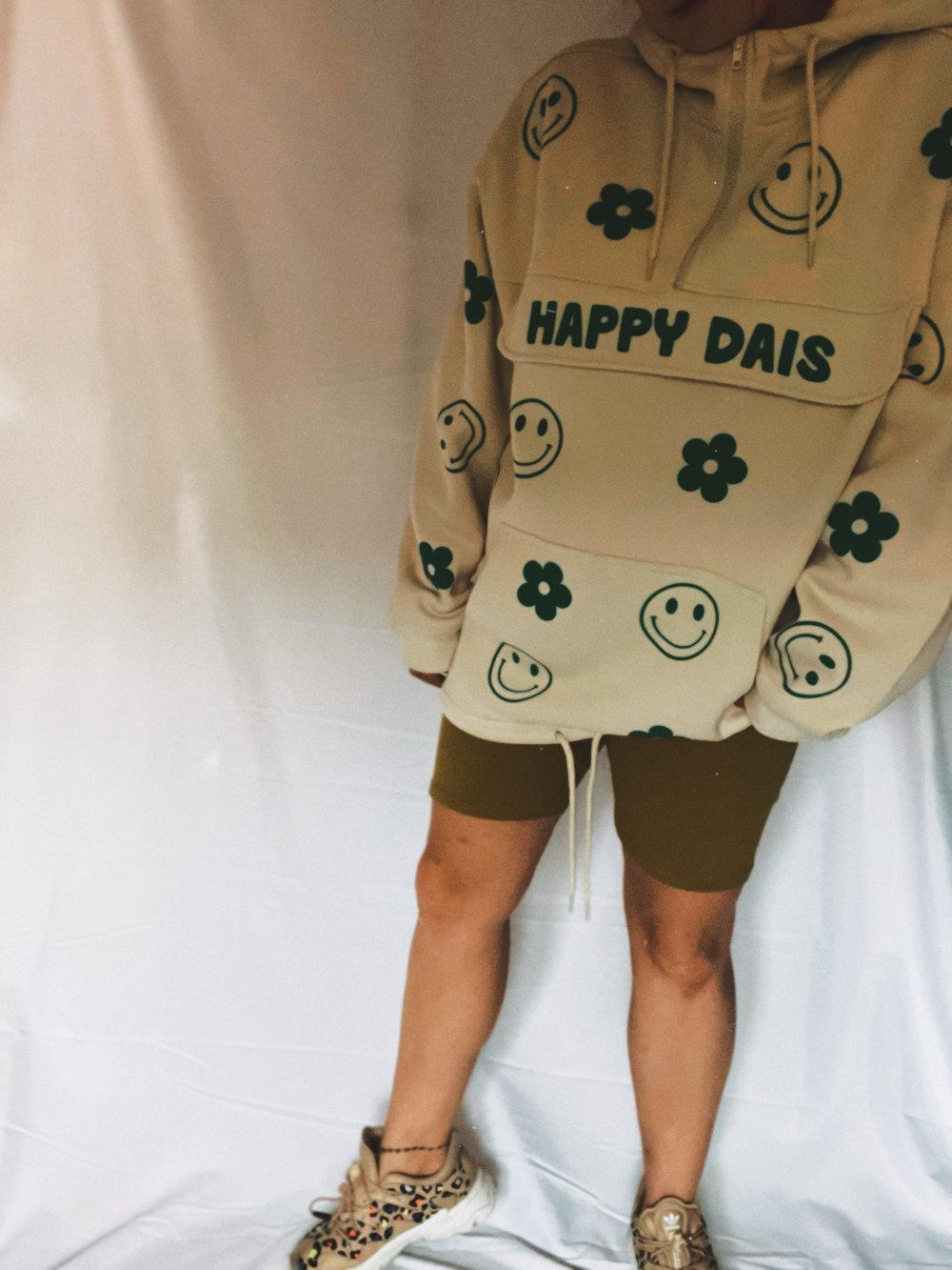 Image of Happy Dais super thick zip hoodie 