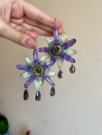 Image 2 of 🍃💜Passiflora Hoops💜🍃