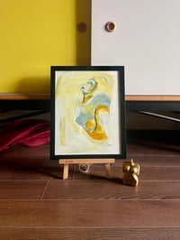 Image 1 of Mixed Media Figurative Drawing on Paper