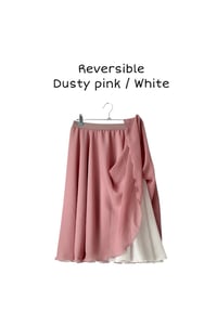 Image 7 of Reversible Chiffon Double layer rehearsal skirt ( Full circle skirt 360 degree)