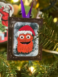 Santa Gritty Ornament