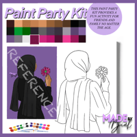 Image 1 of Zahrah paint party kit 