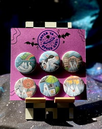 Image 2 of Boolando Ghost series Button Pack