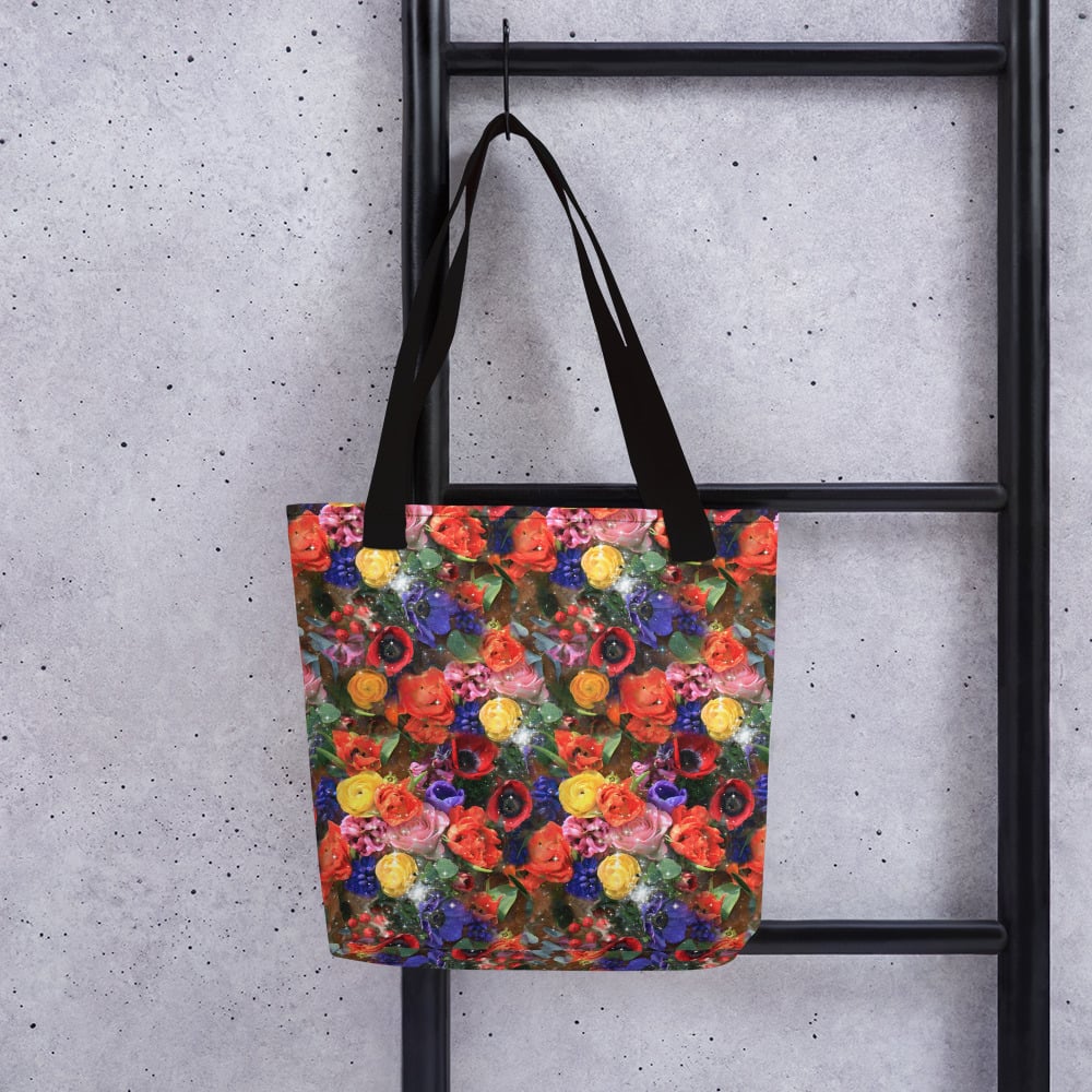 Image of Cosmic Bloom Tote bag